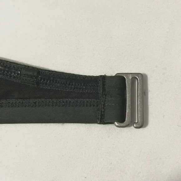 Athleta Womens 32 B/C Bikini Top Bandaeu Green Underwire Strapless Padded Molded - Picture 8 of 9